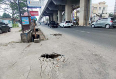 Lubang Besar Depan Hoge Travel Palembang - Sekayu 