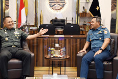 Danlanal Izin Pendidikan Militer, Berpamitan Danrem 044/Gapo Support Sukses Karier