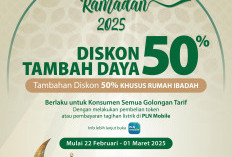 Promo Ramadan dari PLN,  Diskon Tambah Daya 50% + 50%,