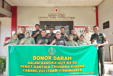 80 Tahun Persit KCK Itdam II/Sriwijaya, Setetes Darah Jadi Kado untuk Sesama