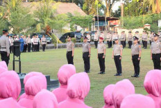 60 Personel Polres OKI Terima Kenaikan Pangkat