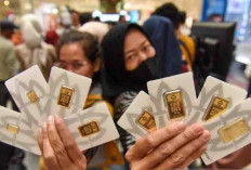 Harga emas Antam Naik menjadi Rp2.880.000 per gram