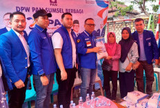 DPW PAN Sumsel Bantu Korban Kebakaran di Gandus 