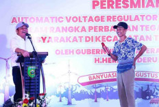 Resmikan AVR 10 MVA di Banyuasin, Tegangan Naik, Ekonomi Warga Terdongkrak