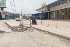 Bertahap, Sebagian Badan Jalan Tanjung Aur di Cor Beton