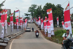 Di Pasang Umbul-Umbul Kemerdekaan di  Jalan Halik 