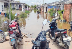 Terendam Air, Kendaraan Parkir Di Jalan