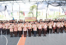 Dilantik Serentak di Stable Berkuda, 308 Pengurus Pramuka Muba Emban Amanah