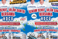 Banjir Doorprize Ber-GEMA Gelar Senam Sehat bersama HDCU