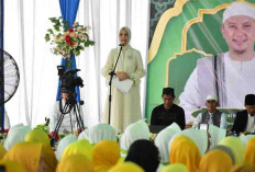 Ketua TP PKK OKI Hadiri Tabligh Akbar Jelang Ramadan