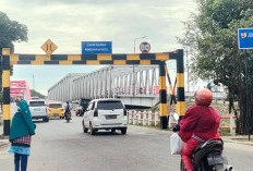 Jembatan Ogan Kertapati Dipasang Portal