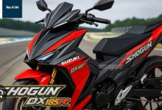 SUZUKI SHOGUN DX185R, dari Bebek Irit Jadi Monster Sporty Bertenaga 20 PS!