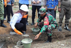Lahat Ground Breaking Pembangunan KDKMP Gumay Ulu