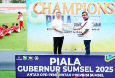 Herman Deru Beri Bonus Pencetak Gol di Turnamen Sepak Bola Antar OPD