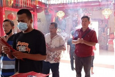 Kelenteng Marga Yo Palembang Gelar Ritual Hut Dewa Lak Sai Kong