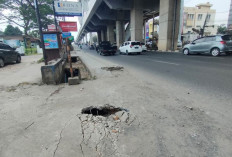 Lubang Besar Depan Hoge Travel Palembang - Sekayu 