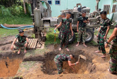 TNI Manunggal Air, Sumur Bor di Ponpes Darussalam Prabumulih Rampung 100 Persen
