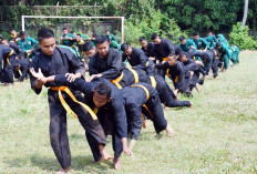 Korem 044/Gapo Gelar Pengukuhan Kenaikan Tingkat Pesilat Militer