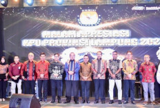 Korem 043/Gatam Terima Penghargaan Dari KPU Provinsi Lampung