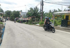 Jalan Sulaiman Amin Kelurahan Karya Baru Mulus Full Cor Beton