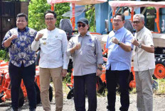 Bidik Swasembada Pangan, Kementan Kirim Ratusan Alsintan ke OKI