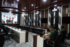 46 Titik Progres 100 persen, Pangdam II/Sriwijaya Ikuti Rapat Evaluasi Bersama Wapang TNI