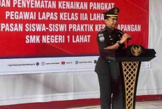 Lapas Kelas IIA Lahat Gelar Acara Purna Bakti, Kenaikan Pangkat, dan Pelepasan Siswa PKL