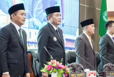 Bupati Muba HM Toha Pidato Perdana di Rapat Paripurna DPRD