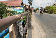 Besi Penahan Jembatan Gandus Akan Hilang