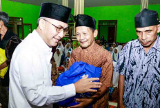 Pj Bupati Muba Disambut Antusias Warga Lawang Wetan