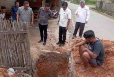 Komisi II DPRD Prabumulih Cek Lokasi Pipa Pecah Milik PDAM
