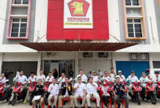 18 PAC Partai Gerindra Sekota Palembang Dapat Motor Operasional