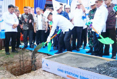 Groundbreaking CNG Station Simpang Y Indralaya