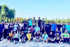 Novotel Palembang Senam Aerobic Bersama Karyawan di Akhir Tahun