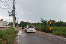 Palang Portal Jalan Belum Terpasang