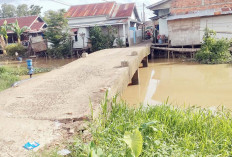 Tidak Ada Besi Penahan Jembatan Karang Sari
