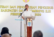 Pengurus KONI OKI Dikukuhkan, Target Naik Peringkat di Porprov