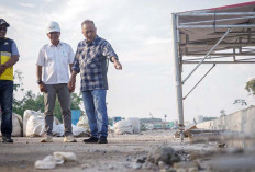 Tinjau Jalan Tol di Bayung Lencir