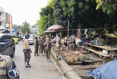 Satpol PP Tertibkan PKL di Padat Karya