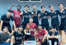 Tim Futsal UBD Juara 3 Turnamen Futsal Dekan Cup Unsri