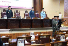 Wagub Cik Ujang Hadiri Paripurna PAW DPRD Sumsel