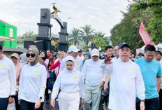 Jalan Santai Banjir Hadiah, Dorong Ekonomi di Lahat