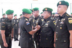 Danrem 044/Gapo Tegaskan Sertijab Jadi Momentum Tingkatkan Profesionalisme dan Kinerja Satuan
