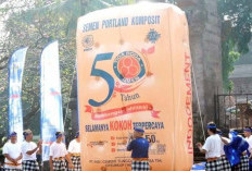 Indocement Rekor MURI Tandai 50 Tahun Membatik di Sak Semen