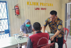 Lapas Sekayu Lakukan Pemeriksaan Kesehatan Rutin ke Warga Binaan