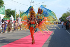 Fashion Show Burung Cendrawasih Jember Ramaikan Karnaval dan Pawai Kendaraan Hias