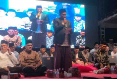 Ribuan Masyarakat OKI Hadiri Sosialisasi Pengawasan Pilkada Bawaslu OKI Bersholawat