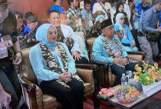 10 Ribu Pendukung Meriahkan Pendaftaran Pasangan Berlian di KPUD Lahat