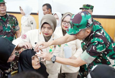 Dukung Kesehatan dan Kepedulian Sosial, Kodam II/Sriwijaya Gelar Baksos Teritorial Prima