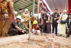 Peletakan Batu Pertama Pembangunan Gedung Barang Bukti